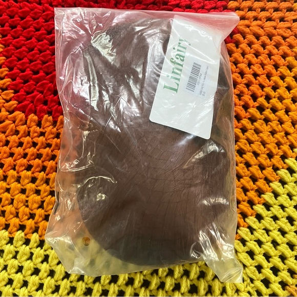 New in Packaging 3 Auburn Red Cosutme Wigs Straight Long Curly Shag Bangs - Picture 3 of 9